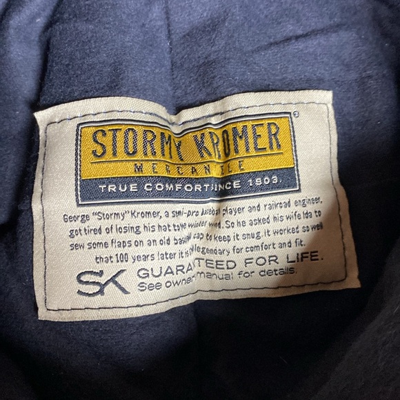 Stormy Kromer Mackinaw Hat Men’s 7 1/4 Olive Green Hunting Wool Blend Hat - Picture 8 of 13